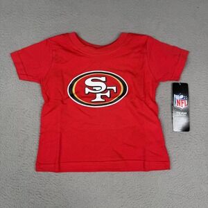 San Francisco 49ers Shirt Infant 12M Red NFL Football Baby Short Sleeve Tee
